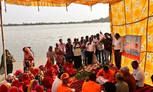 भीलवाड़ा में वंदे गंगा जल संरक्षण जन अभियान का आगाज: संस्कृति और प्रकृति का अद्भुत संगम, मेजा बांध पर आयोजित हुआ जिला स्तरीय कार्यक्रम