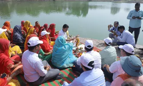 प्रभारी मंत्री डॉ मंजू बाघमार ने किले पर जल पूजन कर किया जिला स्तरीय अभियान का शुभारंभ प्रभारी मंत्री डॉ मंजू बाघमार ने किले पर जल पूजन कर किया जिला स्तरीय अभियान का शुभारंभ