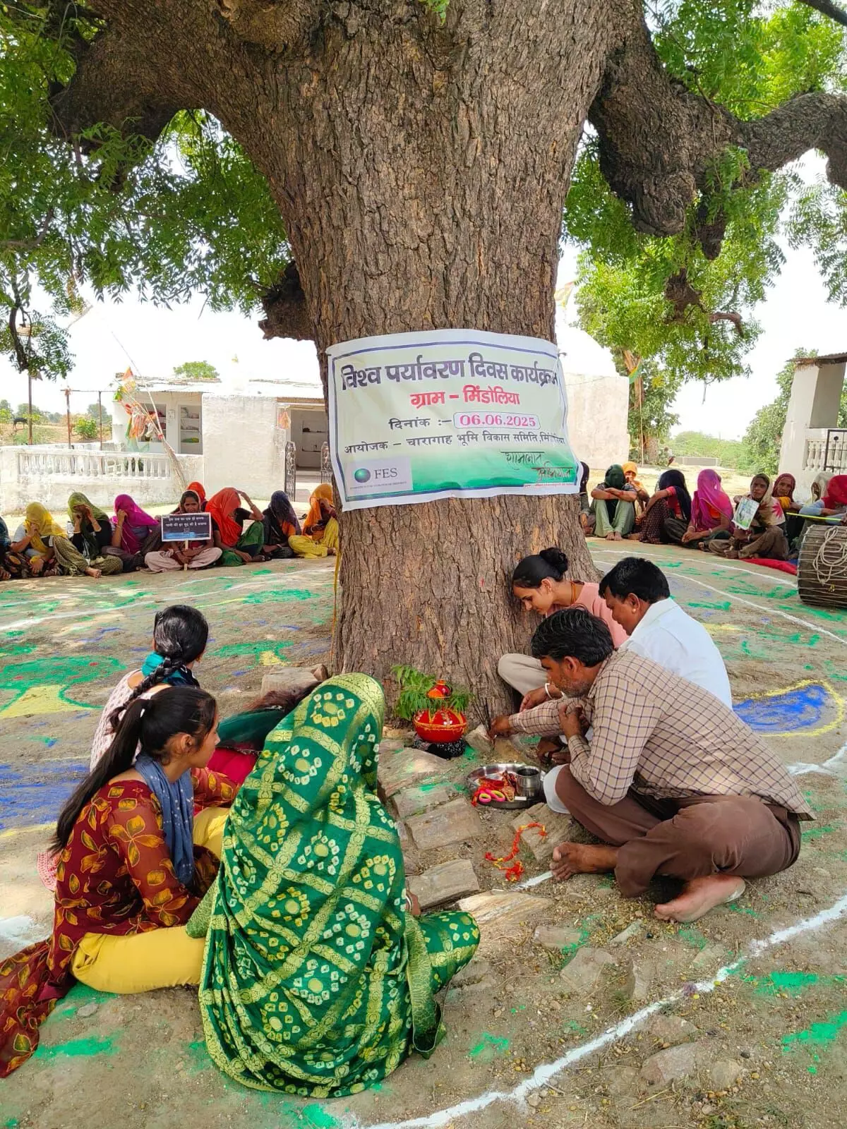 चारागाह भूमि विकास समिति मिंडोलिया द्वारा पर्यावरण दिवस मनाया चारागाह भूमि विकास समिति मिंडोलिया द्वारा पर्यावरण दिवस मनाया