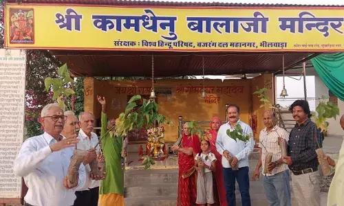 विश्व पर्यावरण दिवस पर सुमंगल सेवा संस्थान ने लगाए सिंदूर के 11 पौधे