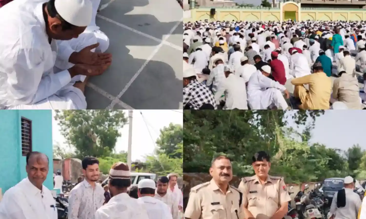 हजरत खलीलुल्लाह की सुन्नत अदा करते हुए की मुस्लिम भाइयों ने ईदुल अजहा की नमाज अदा हजरत खलीलुल्लाह की सुन्नत अदा करते हुए की मुस्लिम भाइयों ने ईदुल अजहा की नमाज अदा