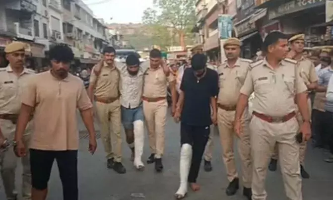 बजरी विवाद में हत्या के आरोपियों का सार्वजनिक जुलूस निकाला, शरण देने वाले भी हिरासत में