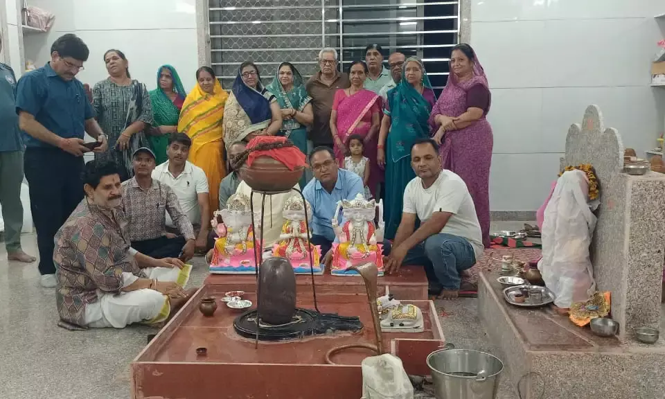 शिव परिवार प्राण प्रतिष्ठा महोत्सव की शुरुआत