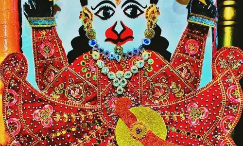 बालाजी को धराया सांवरिया सेठ के स्वरूप का आकर्षक श्रृंगार
