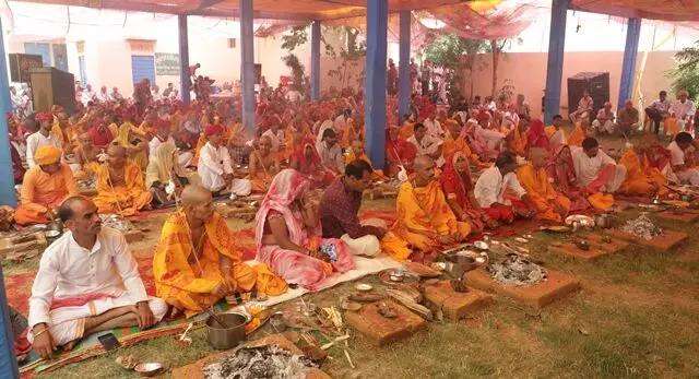 मातासुला में वाकलेश्वर मंडल ने करवाया यज्ञोपवीत संस्कार का आयोजन, 28 बटुकों का हुआ संस्कार