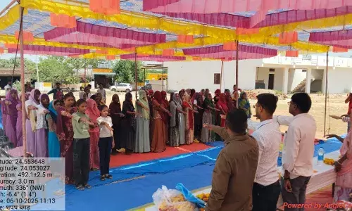 वंदे गंगा - जल संरक्षण जन अभियान के तहत मूणवास में जल शपथ दिलाई