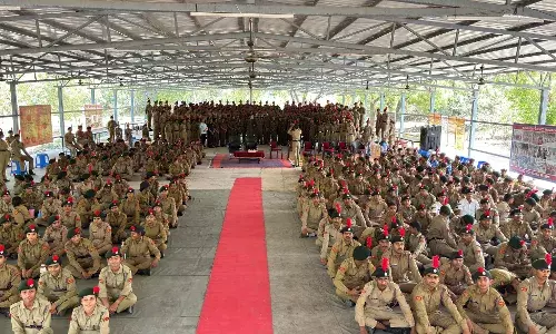 एनसीसी सीएटीसी 10 दिवसीय शिविर का रंगारंग कार्यक्रम के साथ समापन