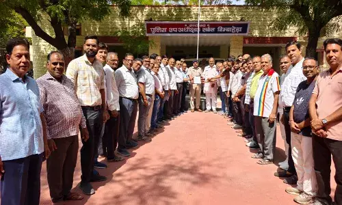 जैन संत  की हत्या को लेकर निंबाहेड़ा जैन समाज में आक्रोश, मुख्यमंत्री के नाम सौंपा ज्ञापन