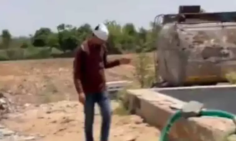 कृषि भूमि से अवैध जल दोहन, श‍िकायत पर एसडीएम ने की कार्रवाई