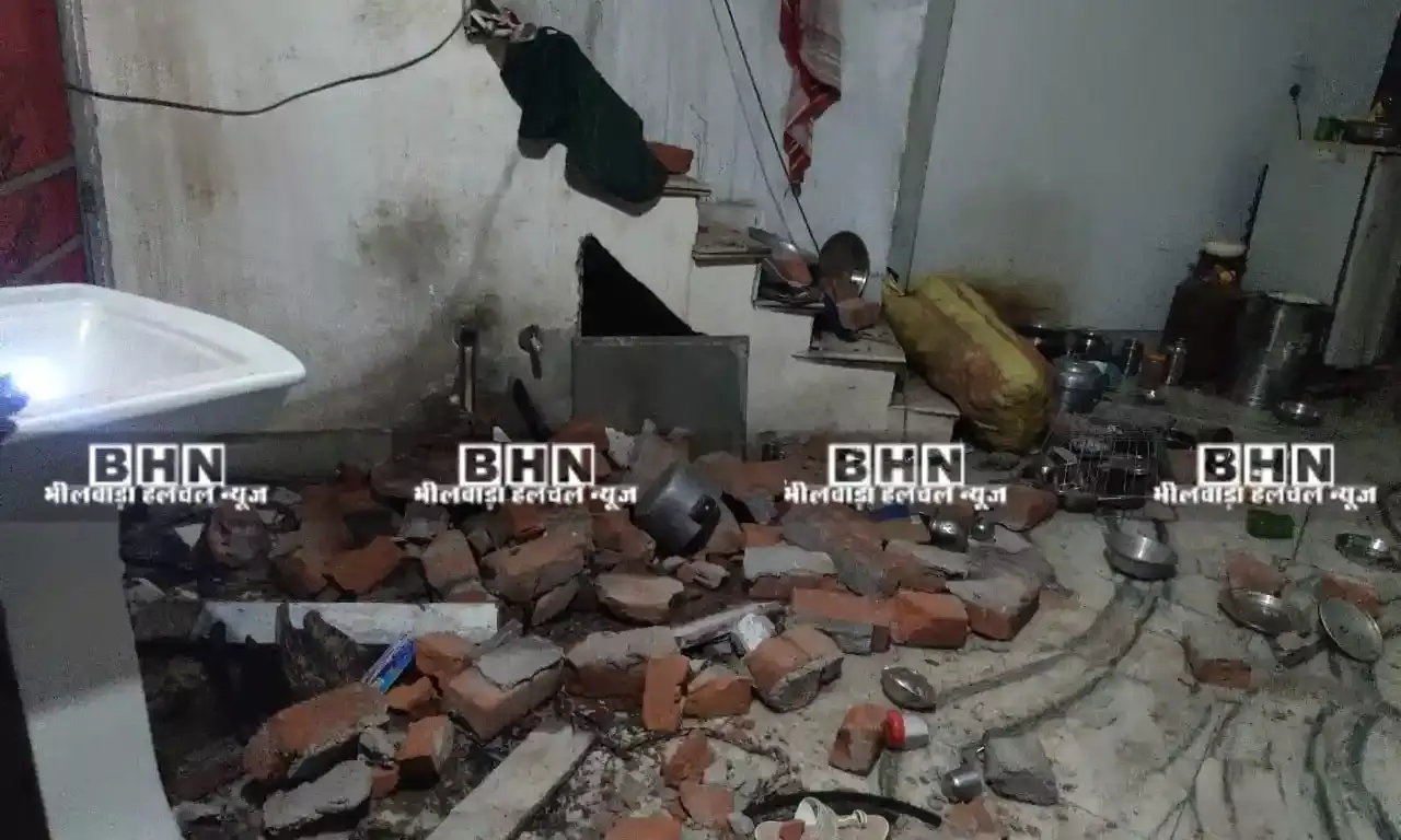 हवा ने शाहपुरा में फिर से मचाया कोहराम,नाल की दीवार गिरने से तीन लोग हुए घायल ,वार्ड नंबर 28 का है मामला