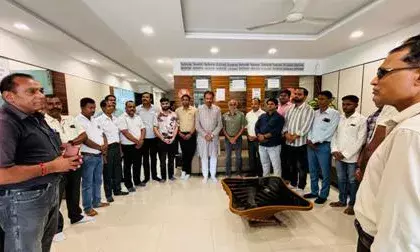 भीलवाड़ा में विमान दुर्घटना पर व‍िधायक कार्यालय पर जताया शोक