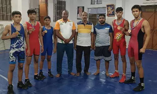 शिव व्यायाम शाला पुर के पहलवानों ने चार स्वर्ण सहित  6 पदक जीते
