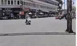 भीलवाड़ा में भीषण गर्मी से बेहाल हुए लोग, बाजारों में सन्नाटा