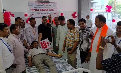 87 यूनिट  किया रक्तदान