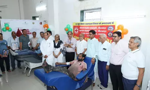 विश्व रक्तदाता दिवस पर शिविर मे एकत्र हुआ 111 यूनिट रक्त