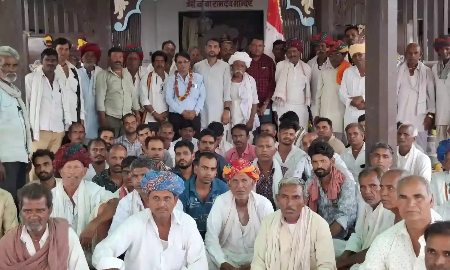 झरना महादेव में मेघवंशी समाज की मीटिंग आयोजित, मेघवंशी बने अध्यक्ष