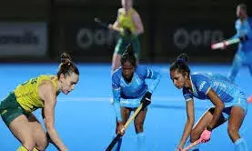 भारतीय महिला हॉकी टीम को ऑस्ट्रेलिया ने 2-1 से हराया
