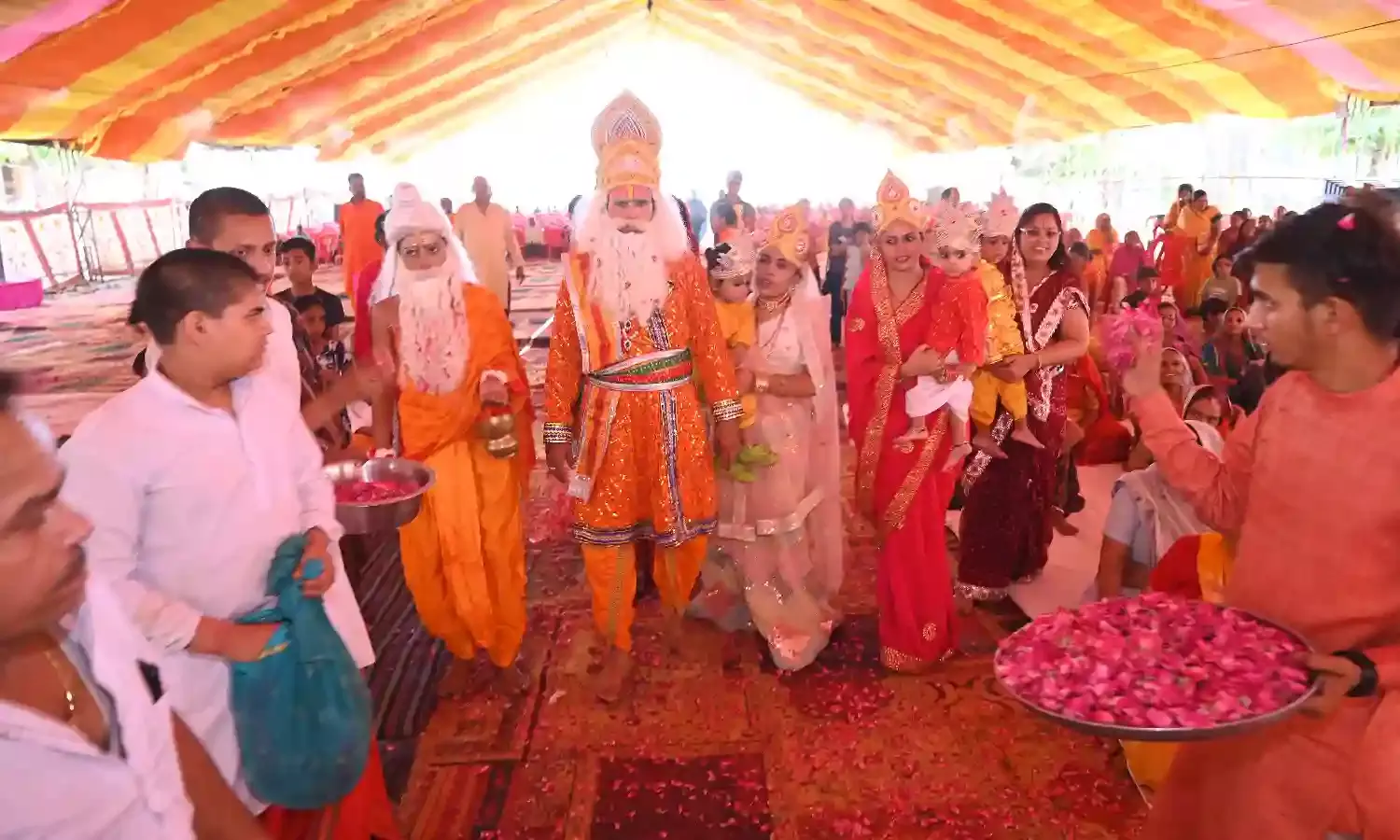 श्रीराम जन्मोत्सव से संपूर्ण सिद्धाश्रम तीर्थ ने लिया अयोध्या का रूप