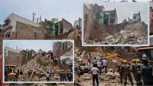 मथुरा में बड़ा हादसा! खुदाई के दौरान टीले पर बने 6 मकान ढहे ,12 से ज्यादा दबे,3 की मौत