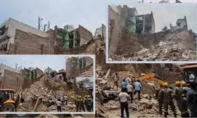 मथुरा में बड़ा हादसा! खुदाई के दौरान टीले पर बने 6 मकान ढहे ,12 से ज्यादा दबे,3 की मौत