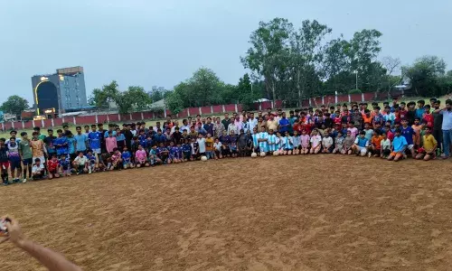 200 से अधिक खिलाड़ियों ने लिया फुटबॉल समर कैंप में भाग