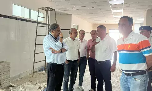 नवनिर्मित मल्टी भवन का किया अवलोकन, होगा शीघ्र शुभारंभ