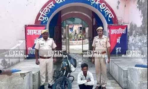 नशे की लत में युवक बना बाइक चोर, केकड़ी पुलिस ने सरवाड़ से किया गिरफ्तार
