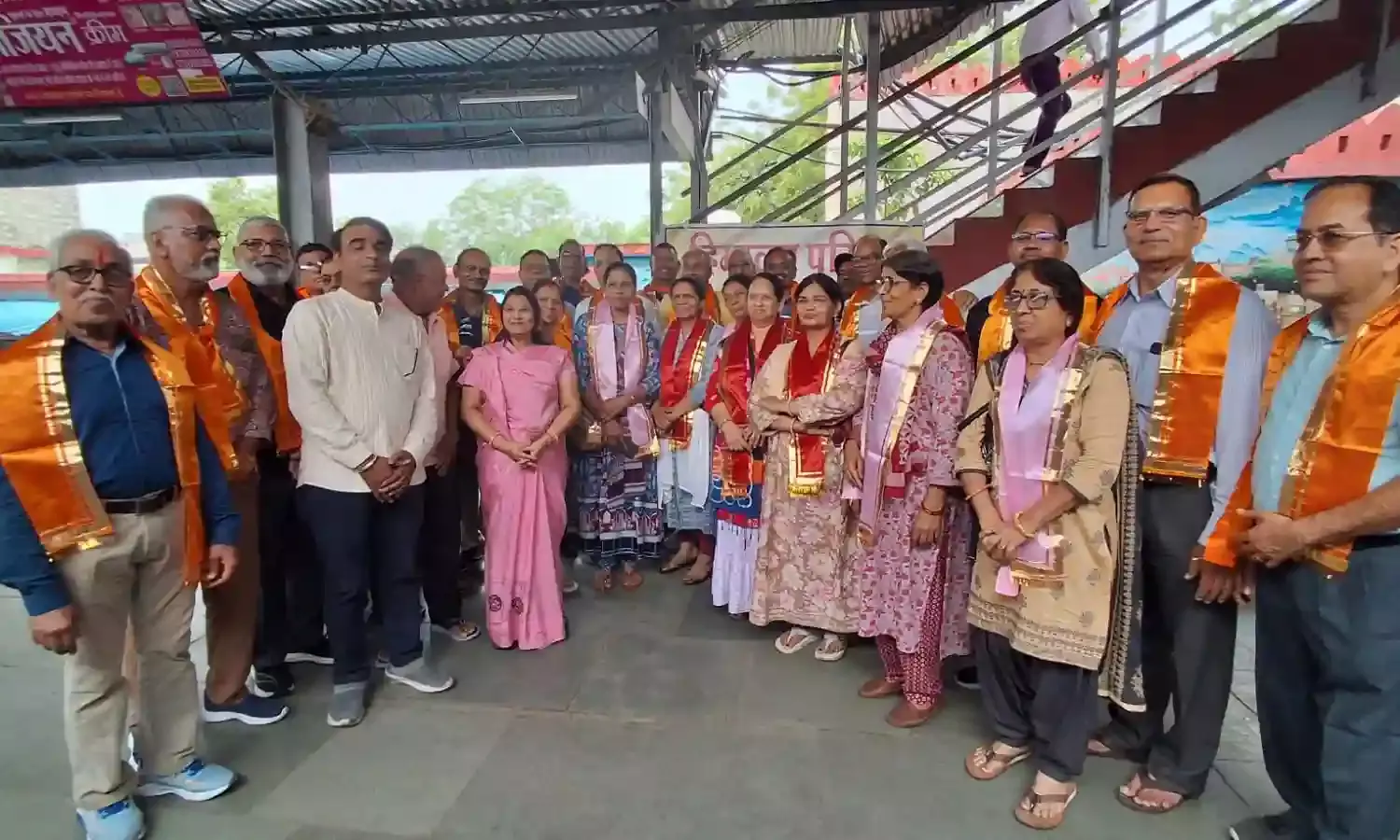 सिंधु दर्शन यात्रियों का किया स्वागत