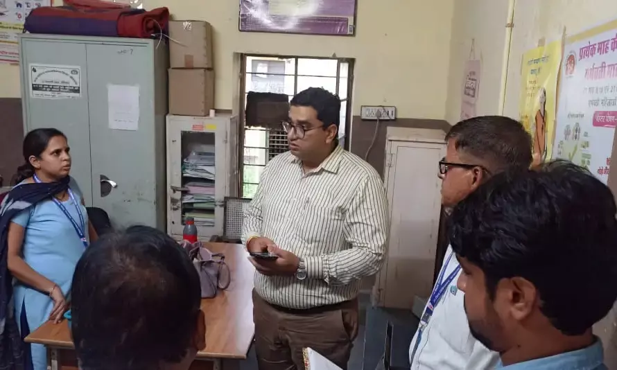 सीएमएचओ डॉ. गोस्वामी ने किया माण्डलगढ़ अस्पताल का निरीक्षण,मानसून से पूर्व अस्पताल की तैयारियों का लिया जायजा