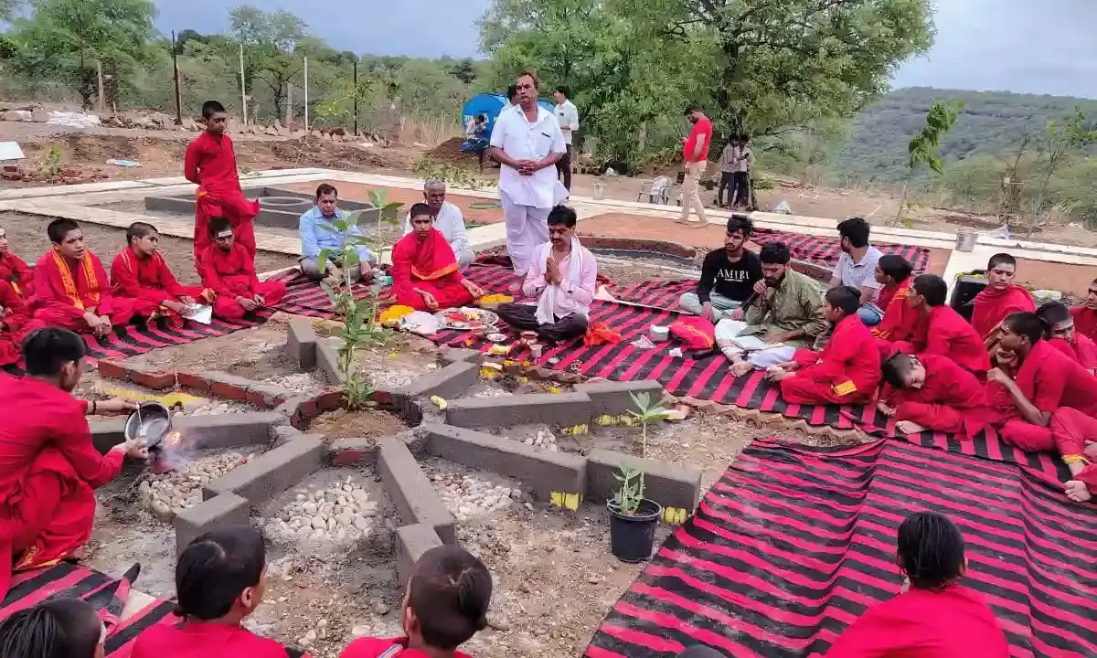 श्री जोगणियां माता शक्तिपीठ वृक्ष रोपित करने के कार्य का हुआ शुभारंभ
