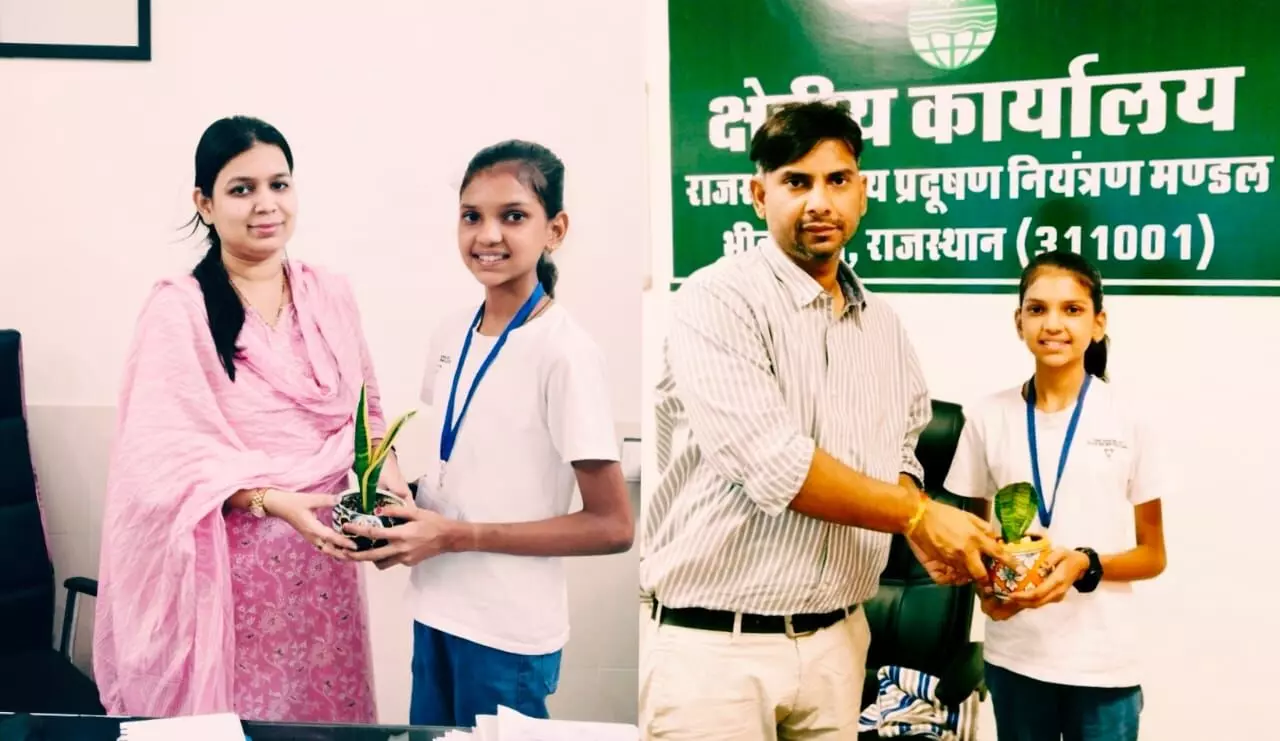 श्रेया के पर्यावरण सरक्षण प्रयासों से हरित भविष्य ओर प्लास्टिक प्रदूषण की दिशा में एक प्रेरक पहल