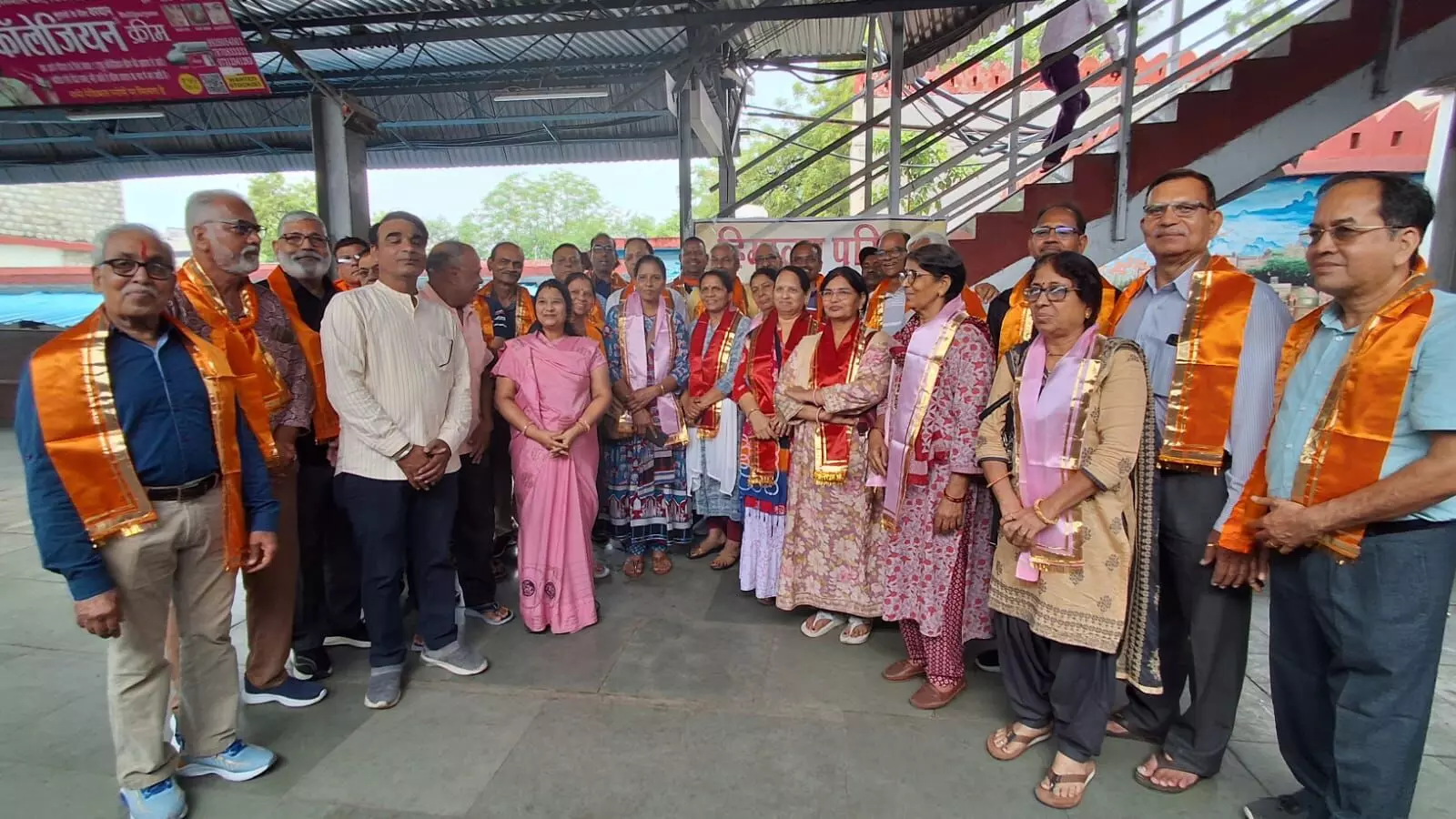 सिंधु दर्शन यात्रियों का किया स्वागत