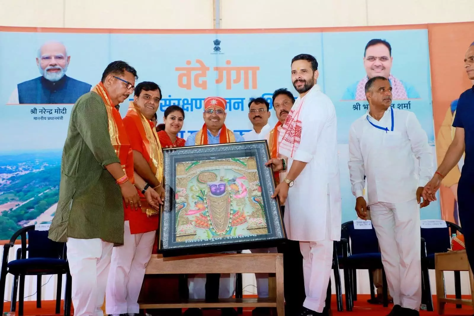 मुख्यमंत्री भजन लाल शर्मा का भाजपा पदाधिकारियों ने किया स्वागत