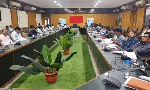 कृषि, उद्यान एवं आत्मा योजनाओं की समीक्षा बैठक आयोजित