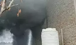 जयपुर में प्लास्टिक पाइप फैक्ट्री में भीषण लगी आग,मची अफरा-तफरी