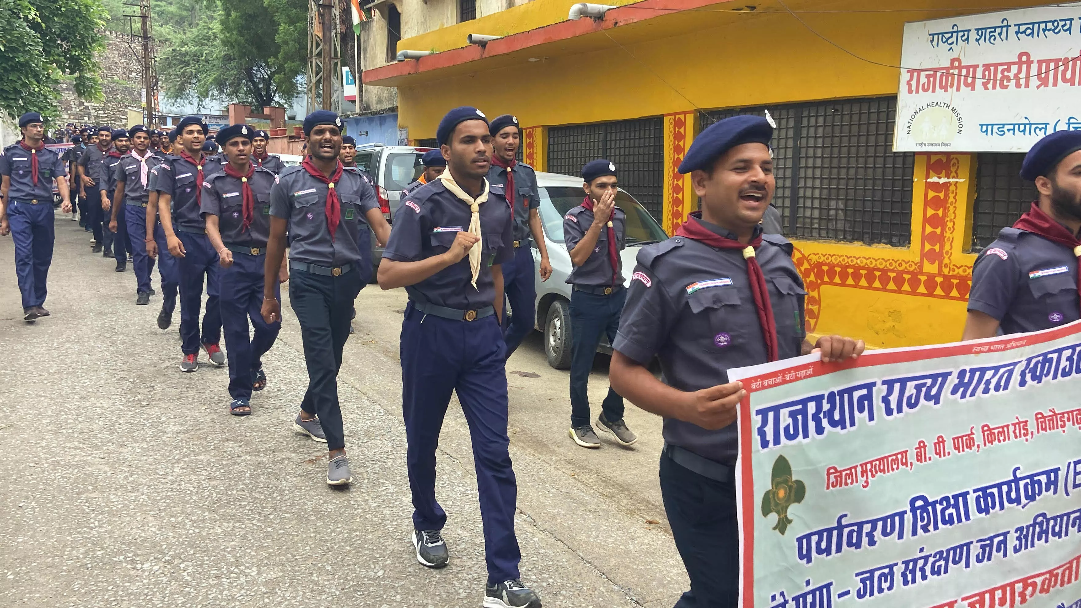स्काउट ने निकाली जल संरक्षण जागरूकता रैली