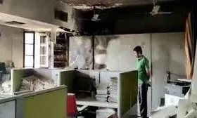 सचिवालय में डीआईपीआर ऑफिस में लगी भीषण आग, कई फाइलें जलकर हुई खाक