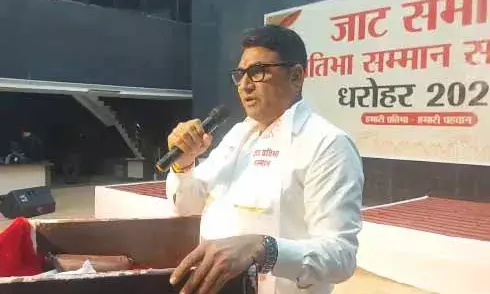 सत्‍य बोले, ईमानदारी रखे व भेदभाव नहीं करें तो समाज आगे बढ़ सकता है - पूर्व राजस्‍व मंत्री जाट