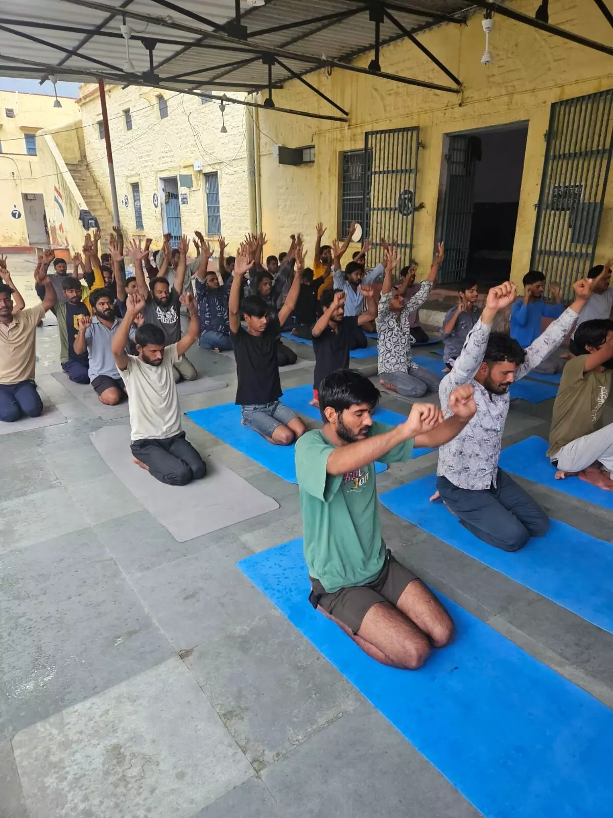 जिला कारागृह में हुआ योगा कार्यक्रम