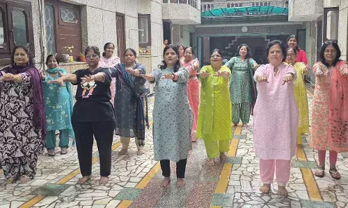 वैश्य फेडरेशन जिला महिला मंडल ने योग दिवस मनाया,