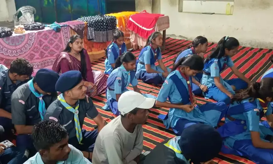 स्काउट गाइड कला कौशल शिविर का हुआ समापन