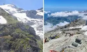 जून में बर्फ ही बर्फ...सूरज करता है पहाड़ों का श्रृंगार