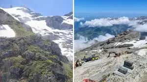जून में बर्फ ही बर्फ...सूरज करता है पहाड़ों का श्रृंगार