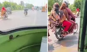 एक बाइक और 10 सवार..