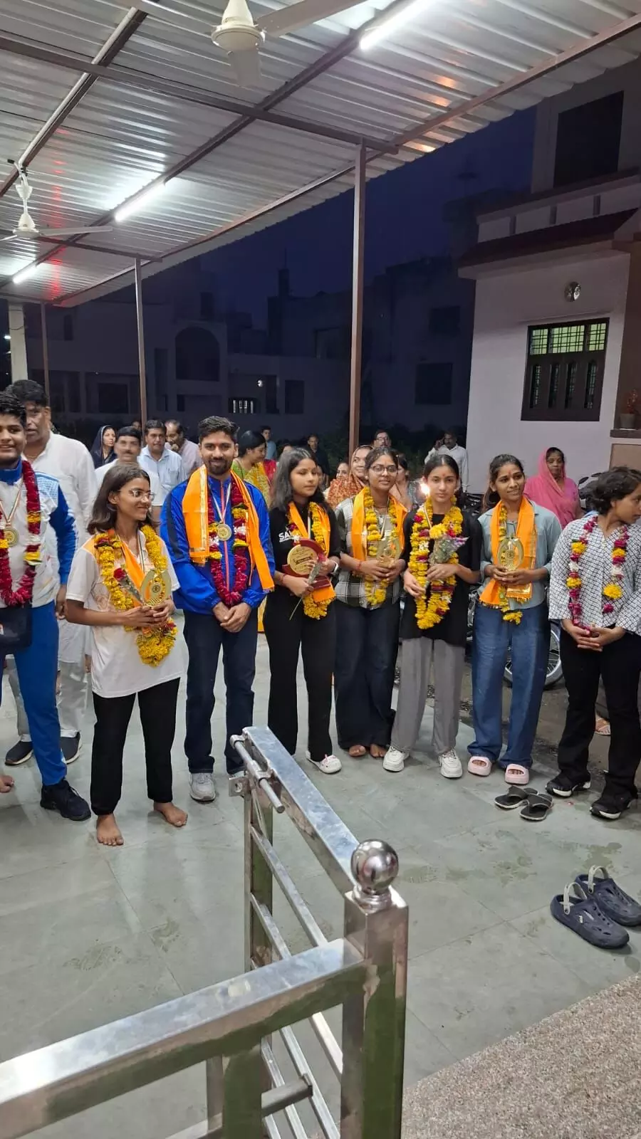 किक बॉक्सिंग में मुस्कान को स्टेट लेवल में गोल्ड मेडल हासिल