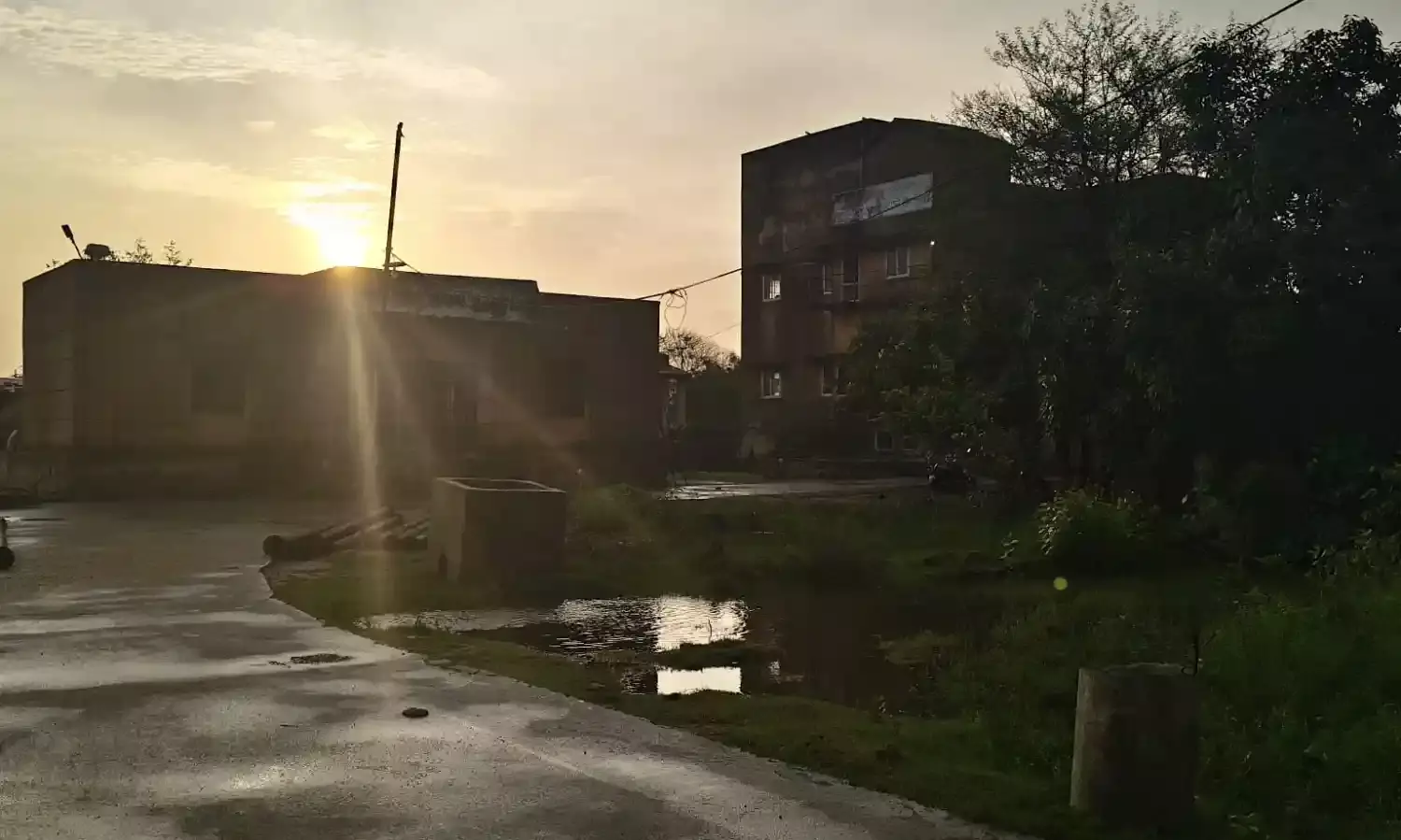 मांडल फिल्टर प्लांट जलमग्न, प्रशासनिक तैयारियों की खुली पोल