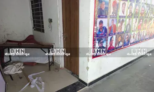 मांडल: राजीव गांधी स्टेडियम में चोरी का प्रयास, आयोजकों में रोष