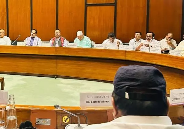 भीलवाड़ा साँसद ने दिल्ली में रेल्वे बोर्ड़ बैठक में भीलवाड़ा से मांडलगढ़ रेल्वे ट्रेक की मांग रखी