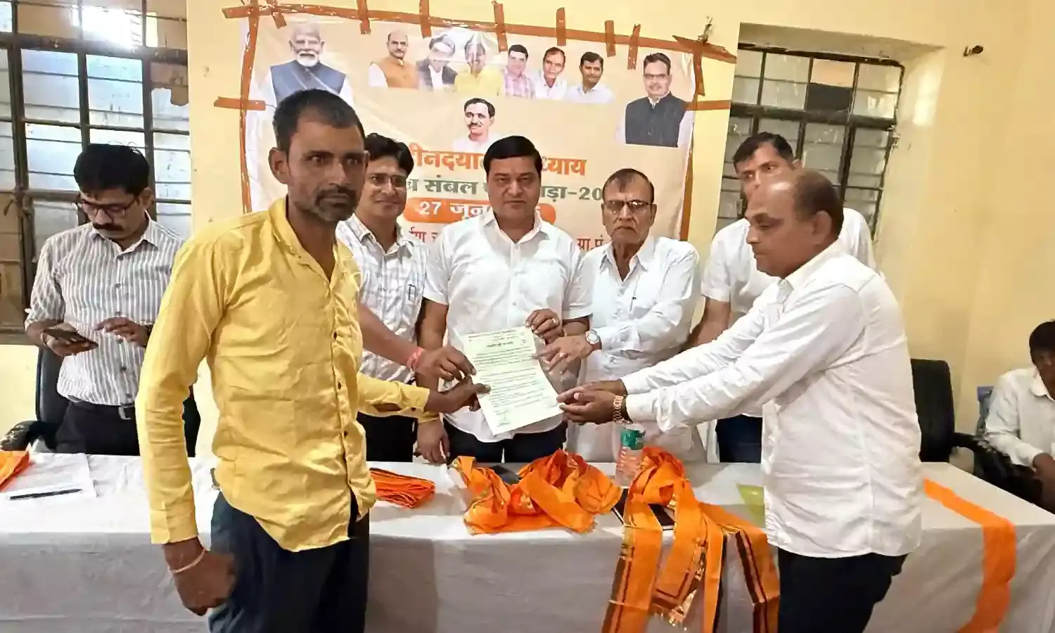 जिला प्रमुख अहीर के आतिथ्य में कोटड़ी कलां ग्राम पंचायत में हुआ शिविर का आयोजन