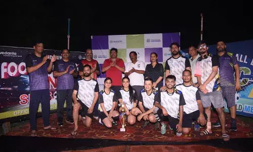 ब्लेकबक ने जीता चंदेरिया लेड जिंक स्मेल्टर इन हाउस फुटबाॅल टूर्नामेंट